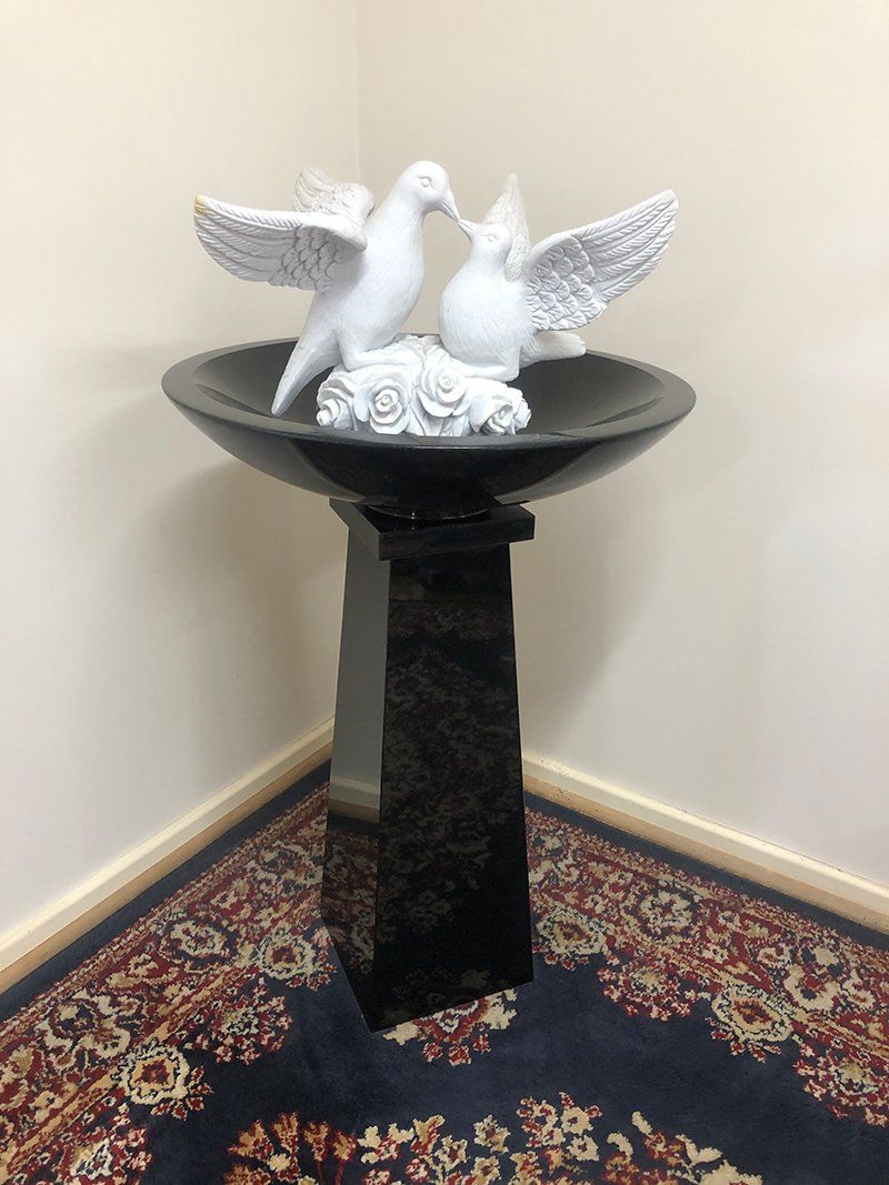 Bird Bath — S.R. Horder Monumental Masons in Rutherford, NSW