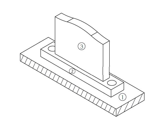 Lawn Style Monument Diagram — S.R. Horder Monumental Masons in Rutherford, NSW