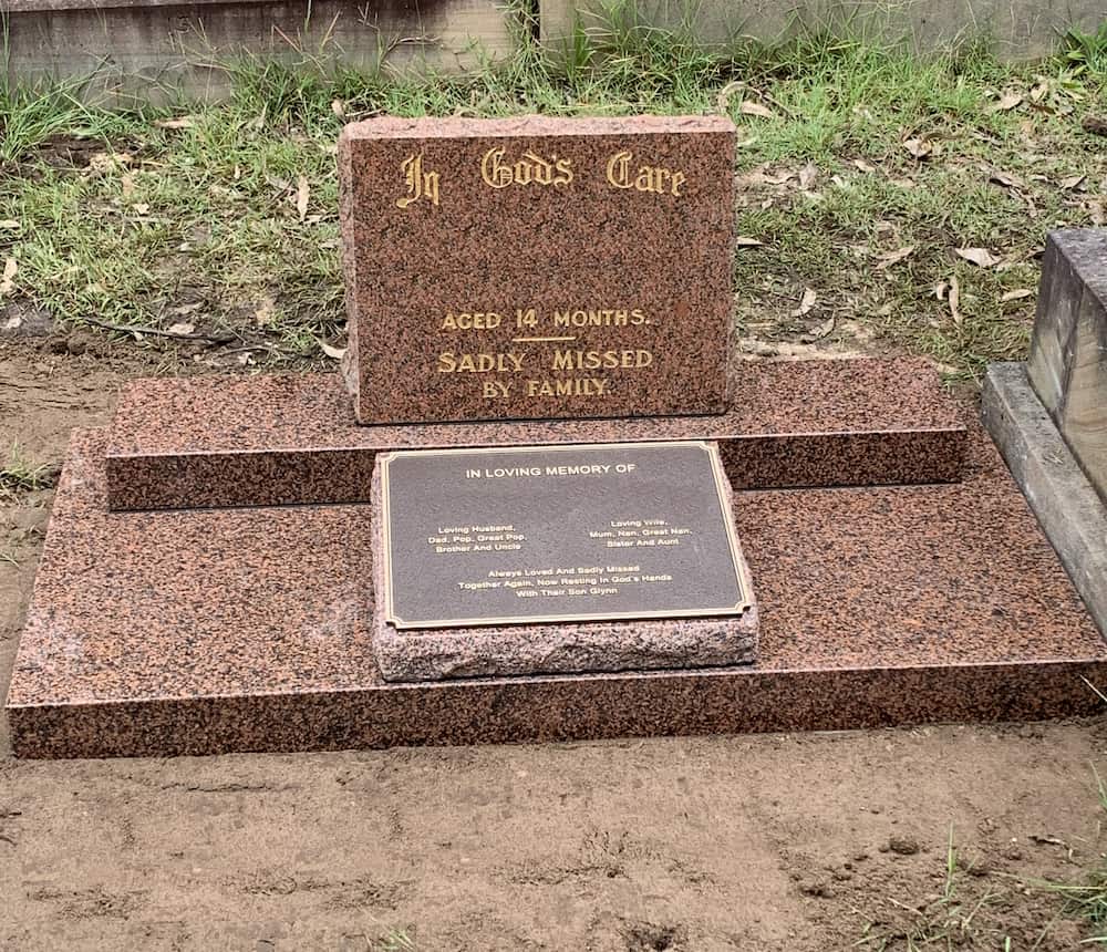 After Headstone Restoration — S.R. Horder Monumental Masons in Rutherford, NSW