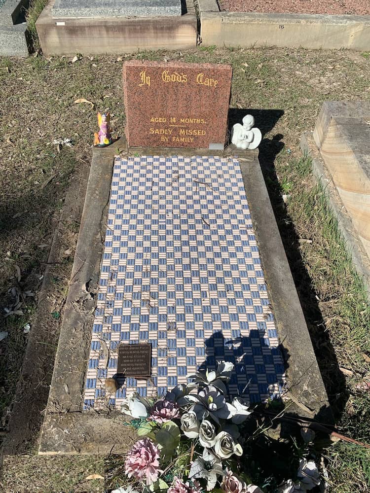 Before Headstone Restoration — S.R. Horder Monumental Masons in Rutherford, NSW