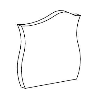 Side Serpentine Top — S.R. Horder Monumental Masons in Rutherford, NSW