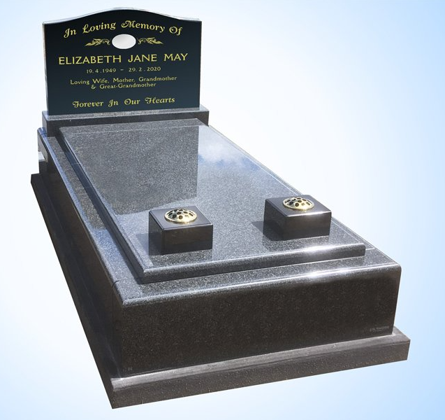 Single Tombstone in old cemetery — S.R. Horder Monumental Masons in Rutherford, NSW