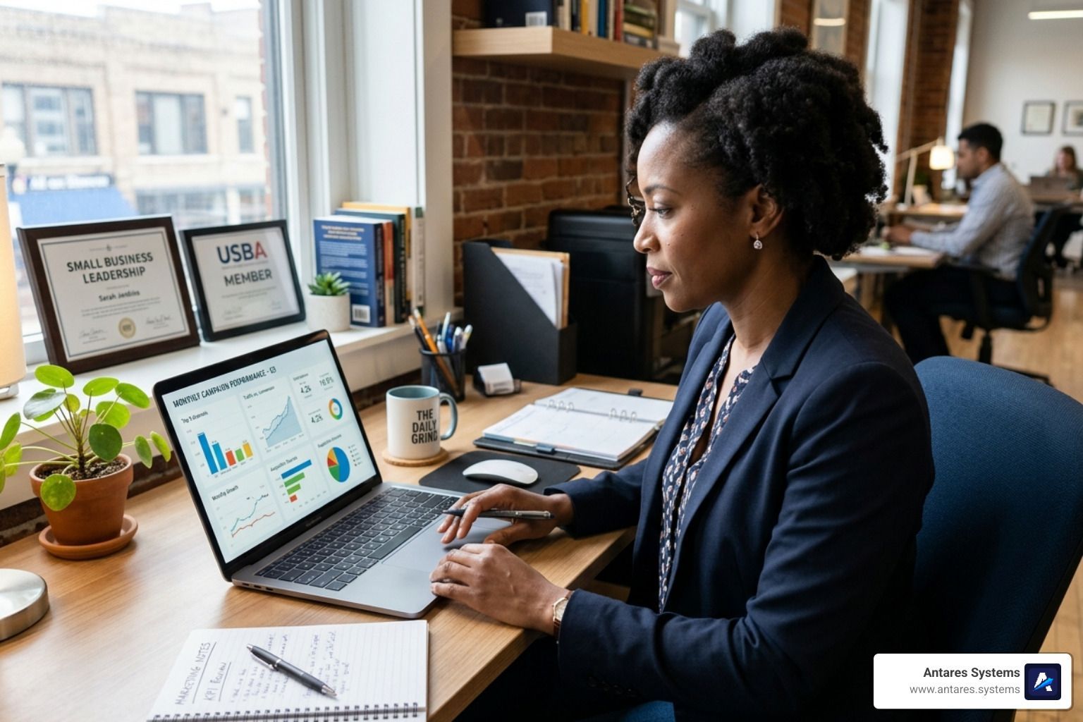 digital marketing packages small business owner reviewing strategy - digital marketing packages