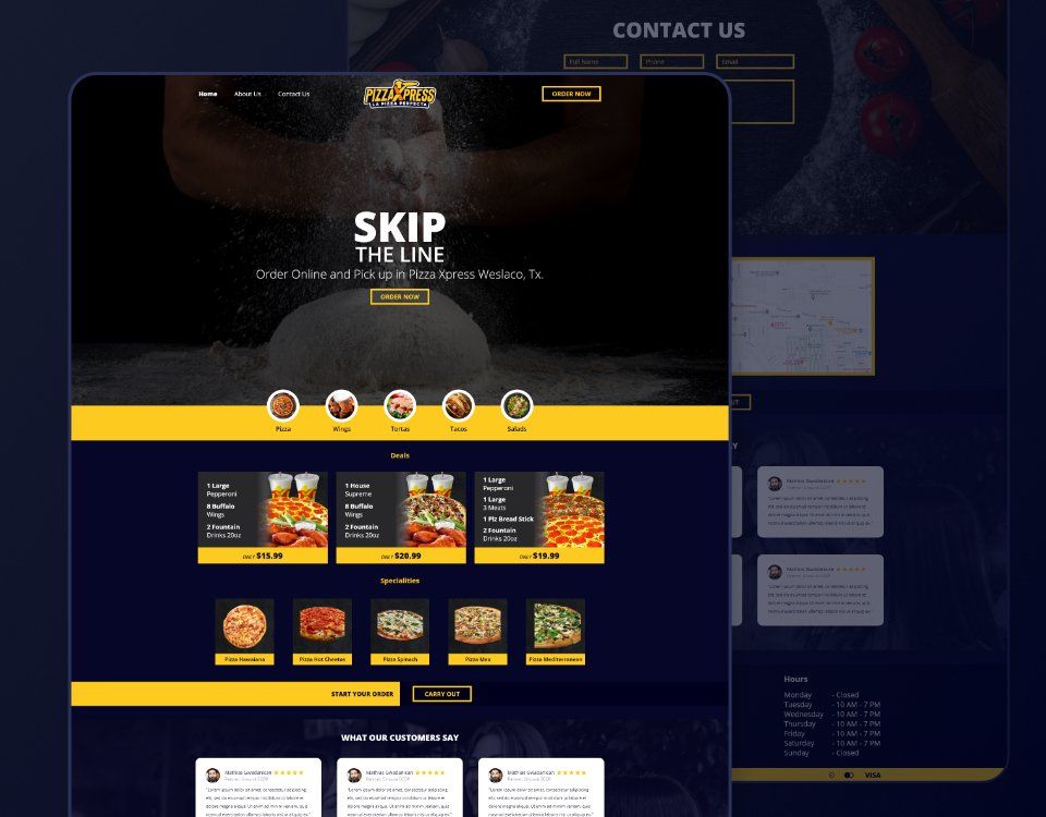 Antares Systems LLC |  Pizza Xpress