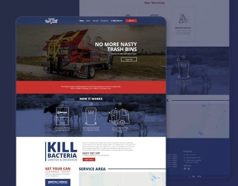 Antares Systems LLC | Texas Tidy Cans Website Design Mission Tx