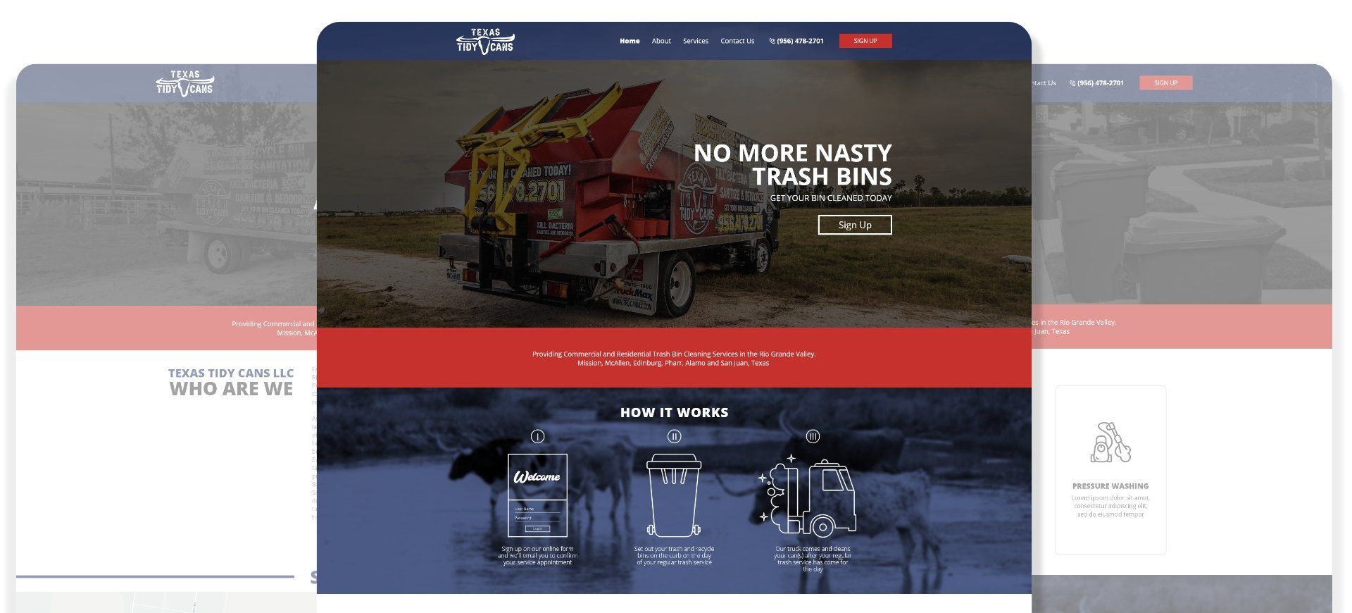 Antares Systems LLC |  Tx Tidy Cans | Web Design and Development