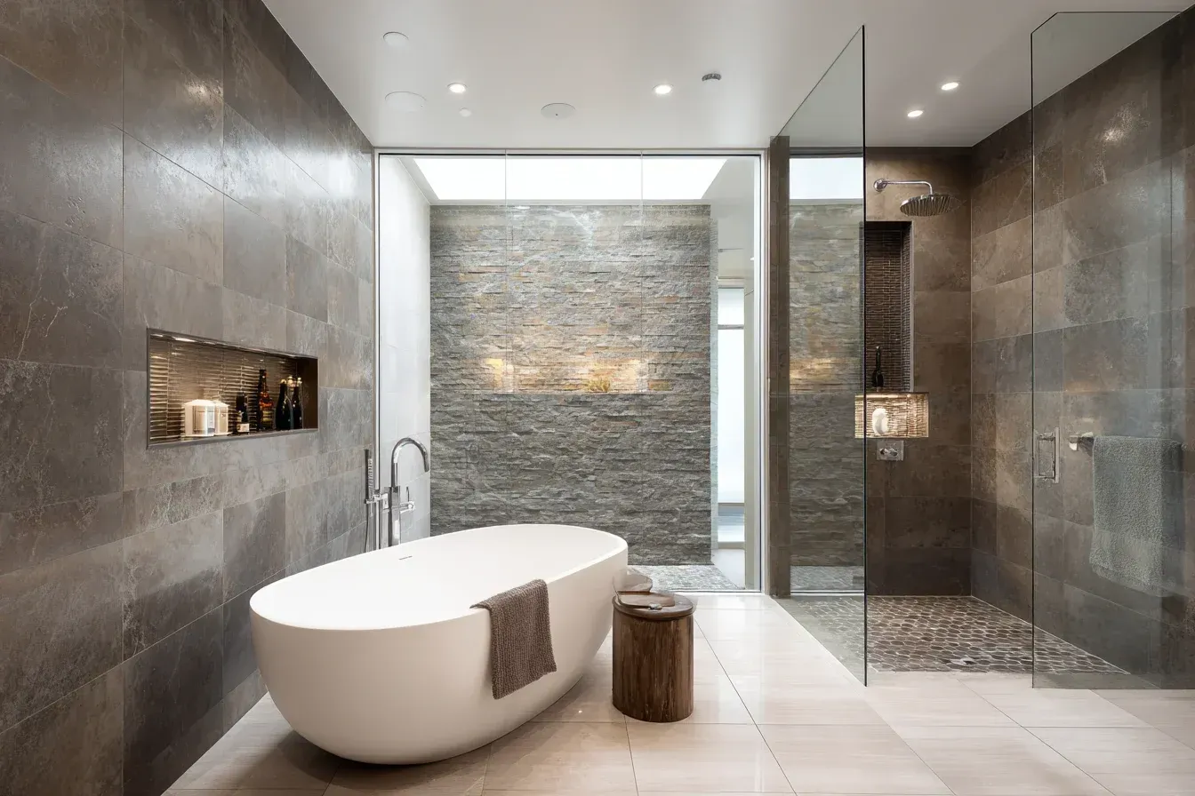 A Vancouver bathroom refacing project with new shaker doors, quartz countertops, and matte black cabinet pulls. Quick and affordable refresh ideal for homeowners avoiding full renovations. Completed with precision by Lower Mainland renovation experts.