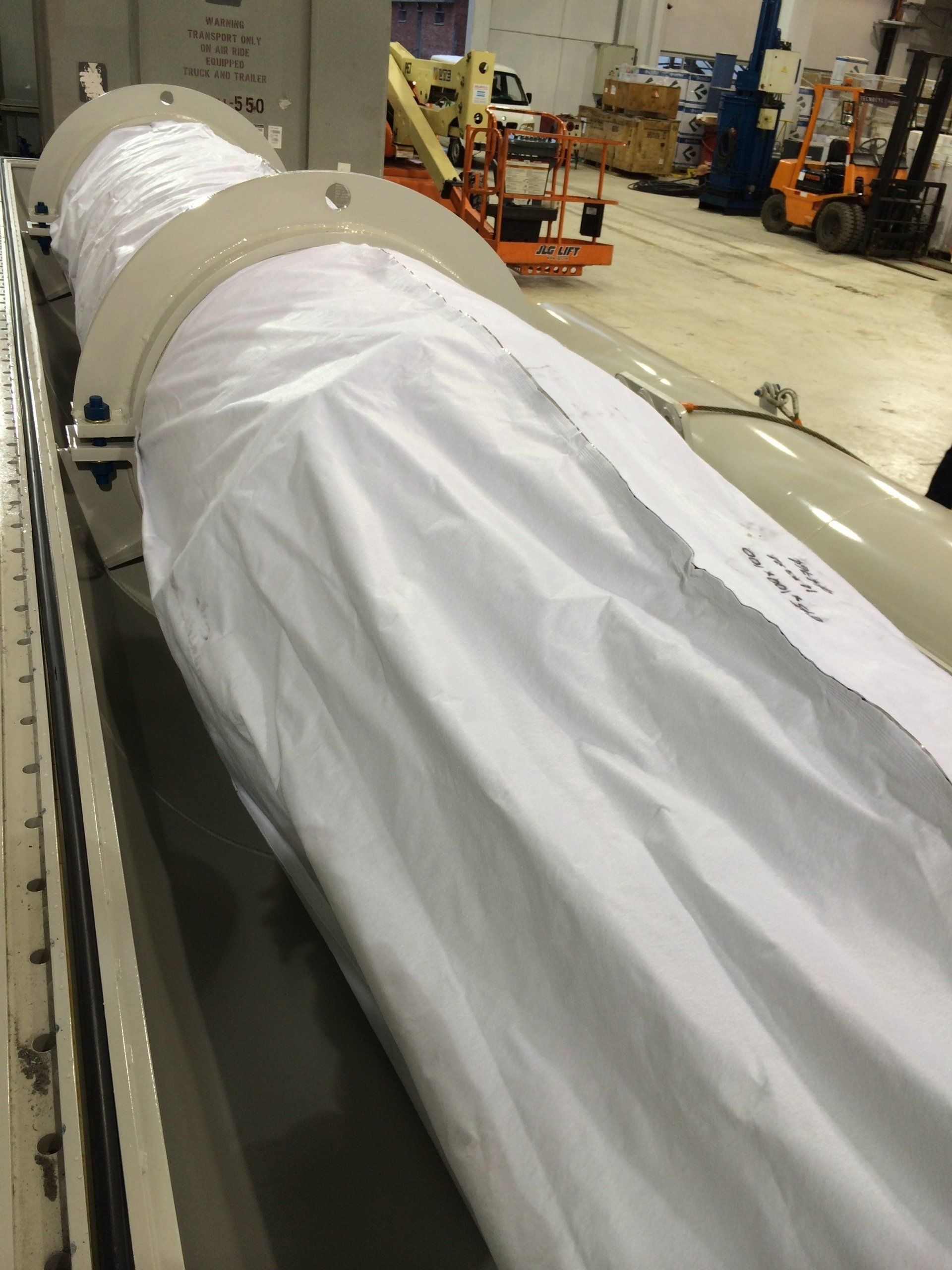 Suministro de Rotor de Generador con Sarcófago para almacenamiento para UTE CTR La Tablada