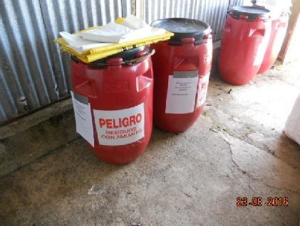 Retiro Asbestos en Central Hidroeléctrica.