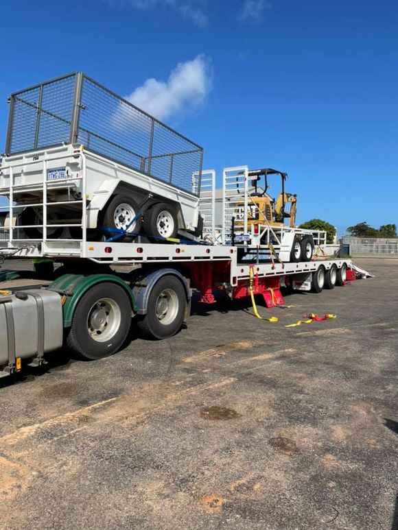 side view of car carrier