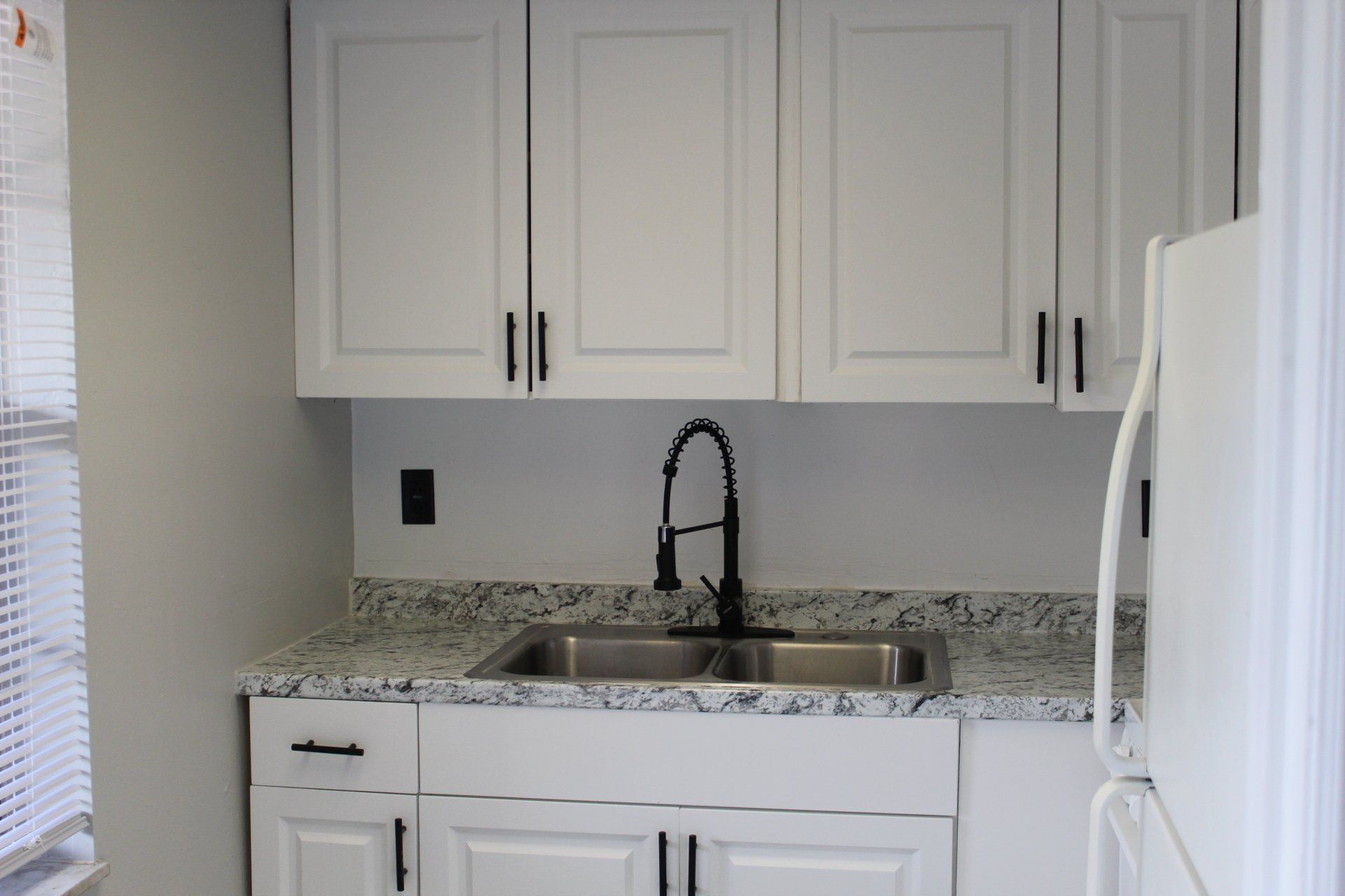 white cabinets
