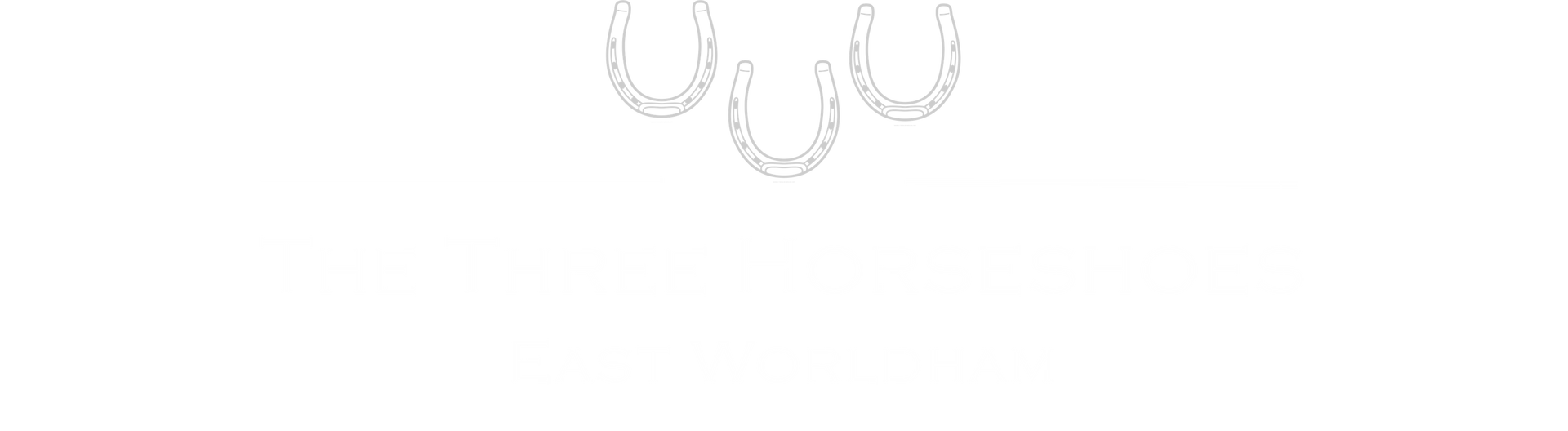 The Three Horseshoes, East Worldham | Logo