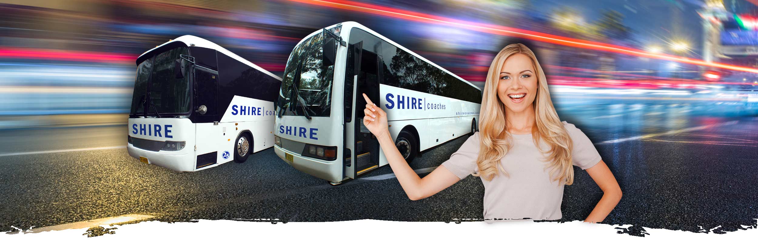 Shire coaches services hero image