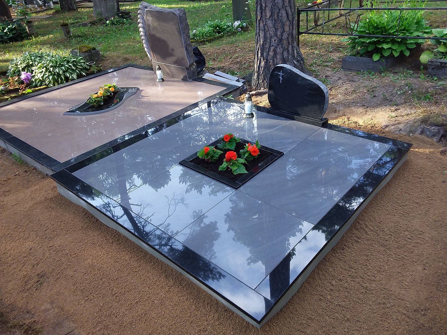 Kapavietė dengta plytelėmis