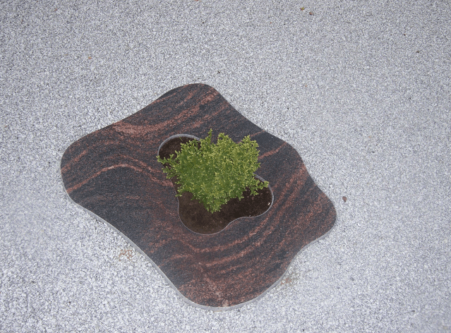 kapavietė su įrengtu gėlynu