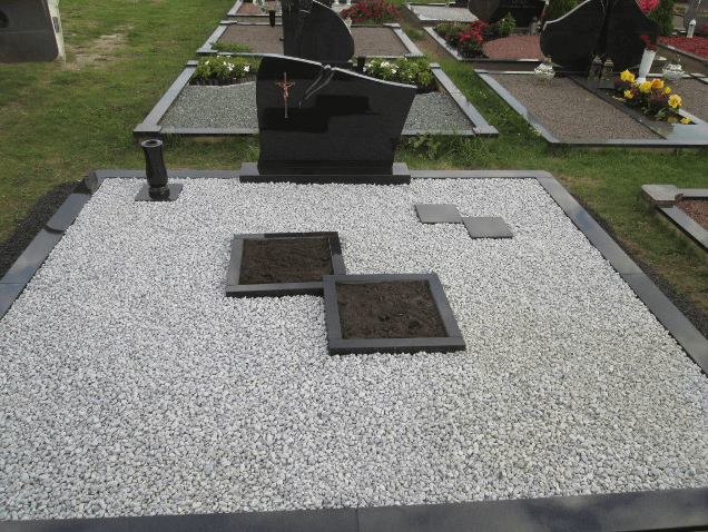 kapavietė su įrengtu gėlynu