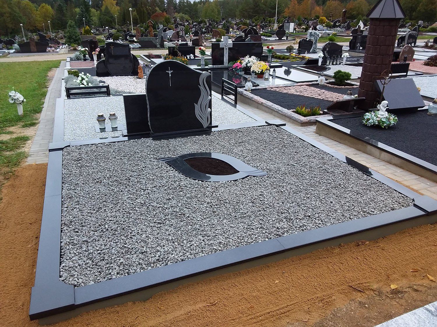 sutvarkytos kapavietės