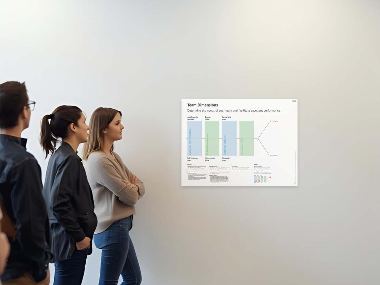 Poster 'Team Dimensions'