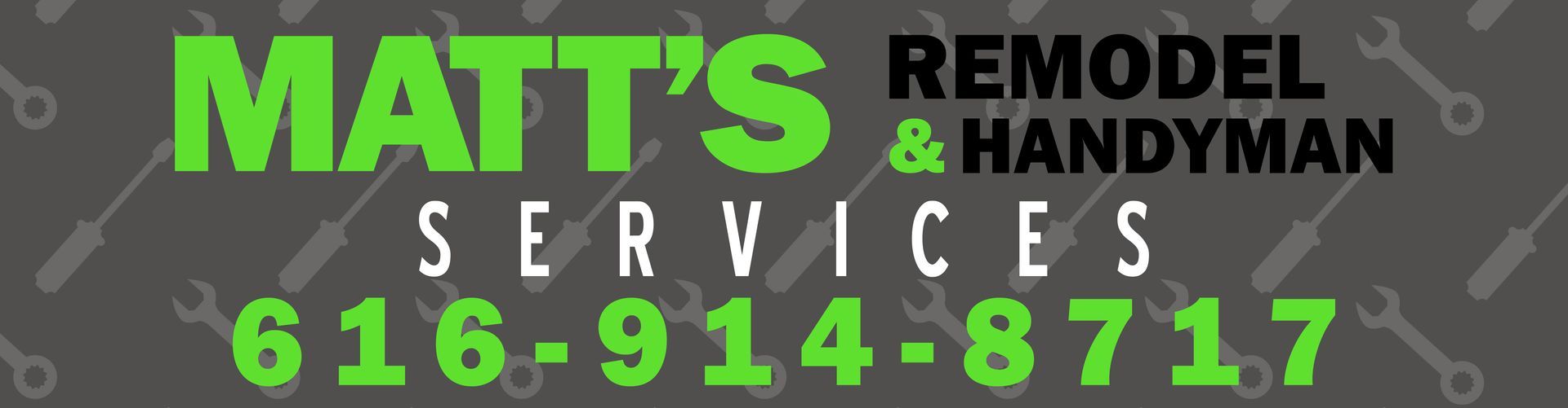 A logo for matt 's remodel and handyman services