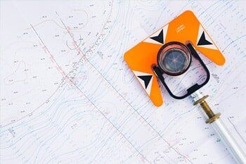 Orange Theodolite Prism - Land Surveyors in Manchester, NH