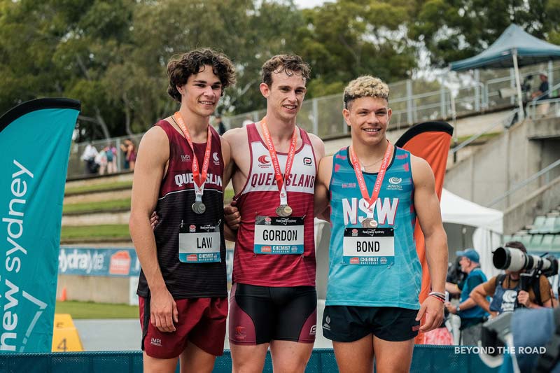 medallist photo pose