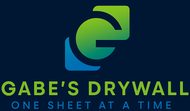 A logo for gabe 's drywall one sheet at a time