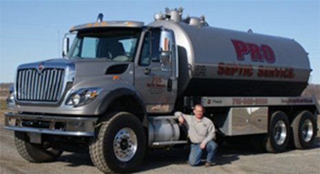 Septic Tank — Pro Septic Services Truck in Stevens Point, Wisconsin