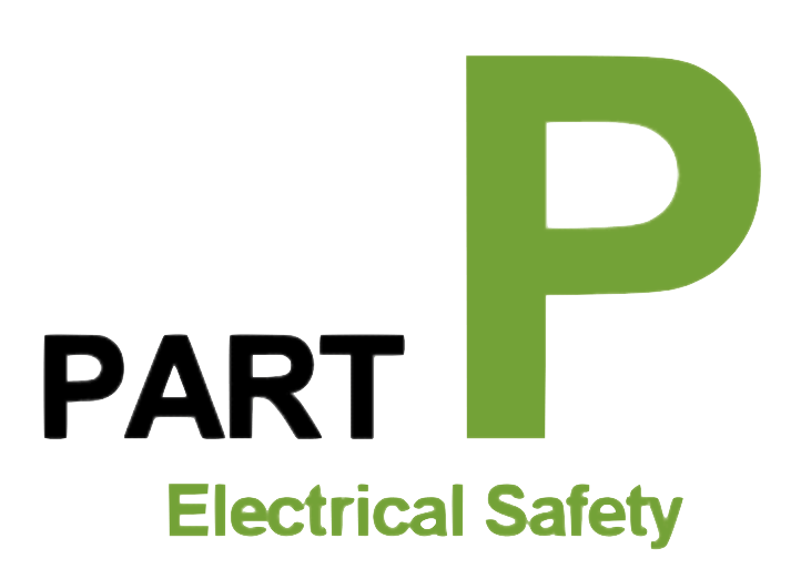 The logo for part p electrical safety is green and black.