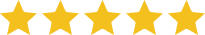 Five yellow stars arranged in a horizontal row, commonly used to represent a five-star rating.