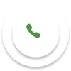 A green telephone handset icon centered inside a white circular button.