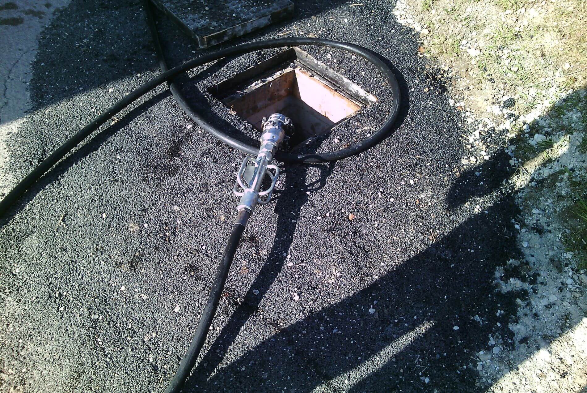 attrezzatura per spurgo di tubazioni