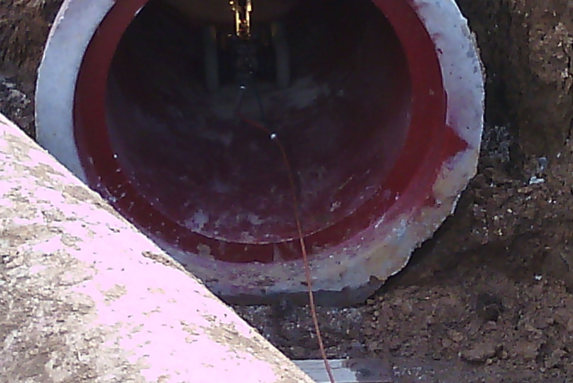 pulizia di tubazioni