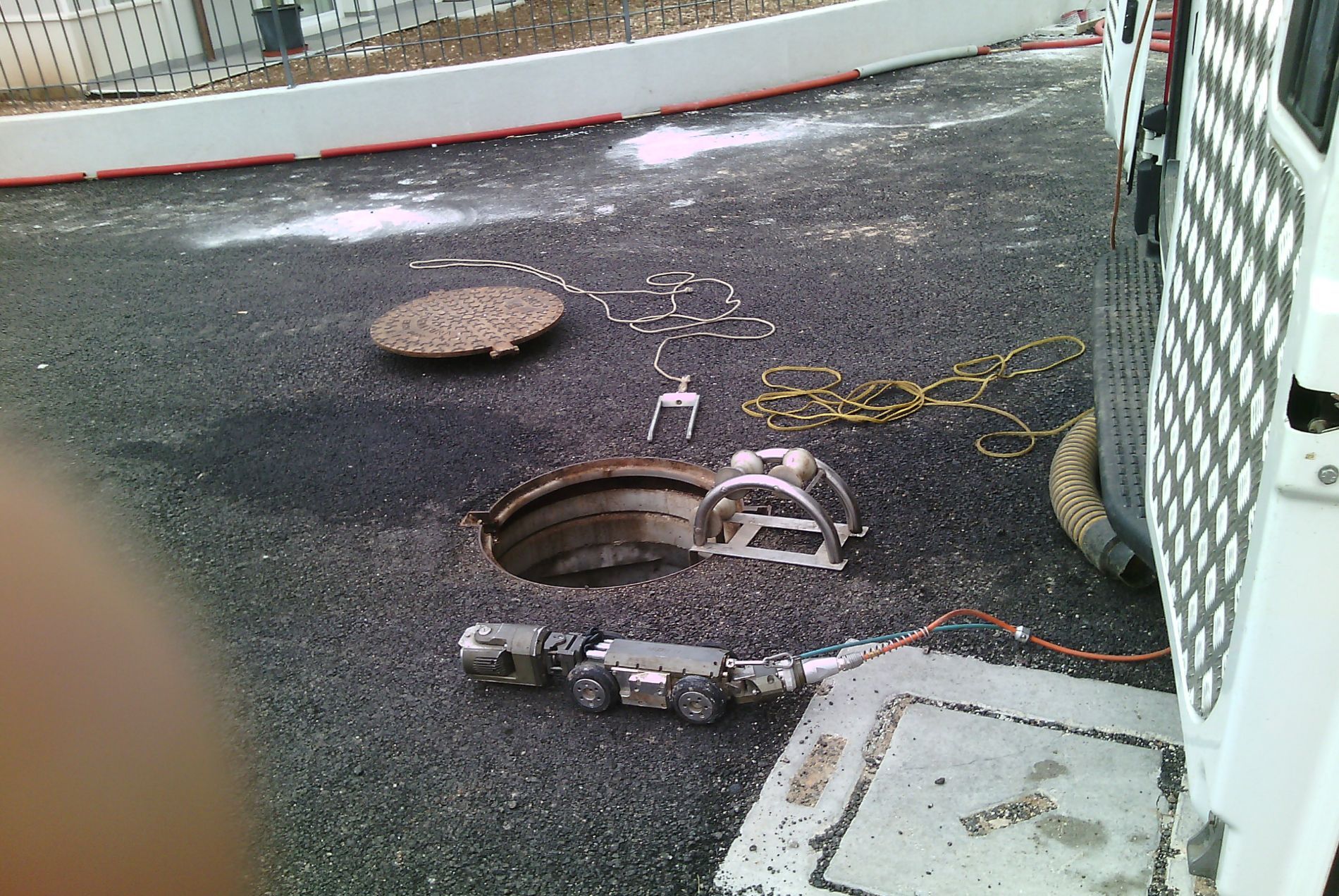 pulizia di fognature