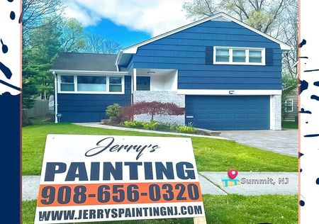 Man Painting Exterior Of House — Summit, NJ — Jerry's Painting