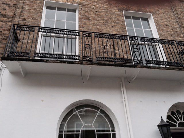 Balcony attached to a residential building