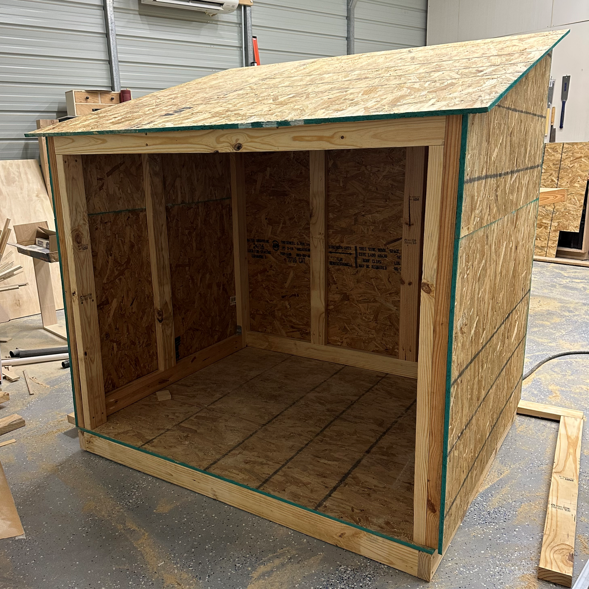 Strong and sturdy generator shed