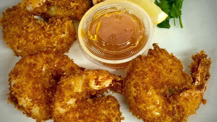 Coconut Shrimp at Kraby J's in Antioch, Illinois