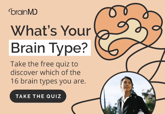 The brain health assessment is a short quiz you can complete in under 5 minutes. It asks you several
