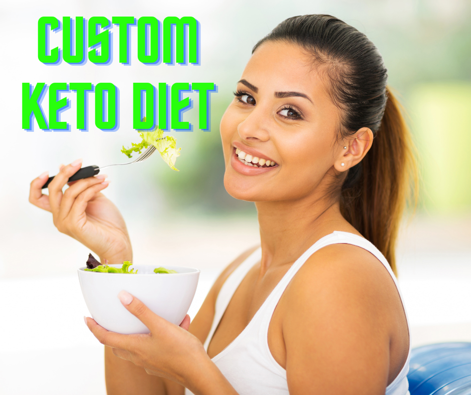Custom Keto Diet Lose fat and get healthy without giving up your favorite foods or starving yourself. Custom Keto Diet plan provides a list of recipes, the grocery list, and a portion size of each meal. Everything customized for you.