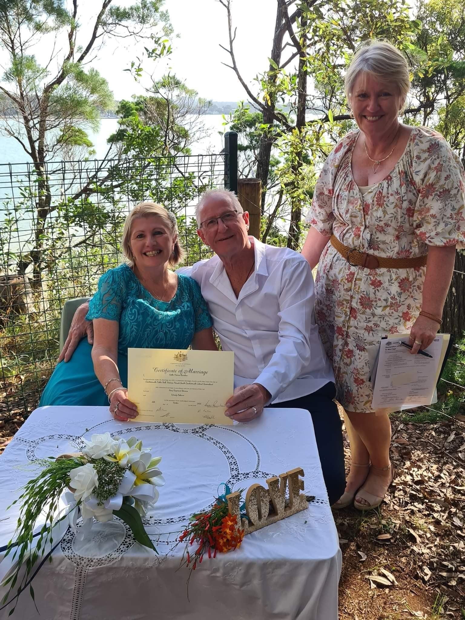 wedding celebrant moreton 