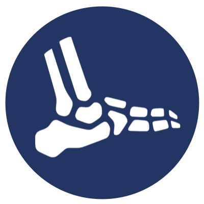 foot and ankle pain icon