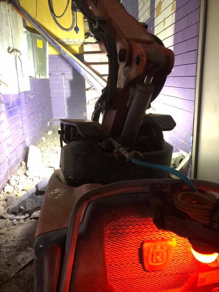 Demolition Robot Closer View — Rosewater, SA — Supercore