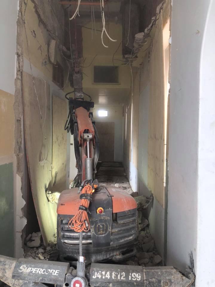 Back Of The Demolition Robot — Rosewater, SA — Supercore