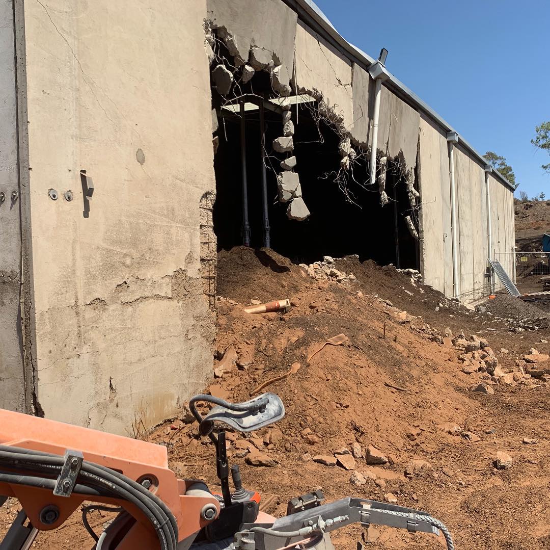 Damaged Wall — Rosewater, SA — Supercore