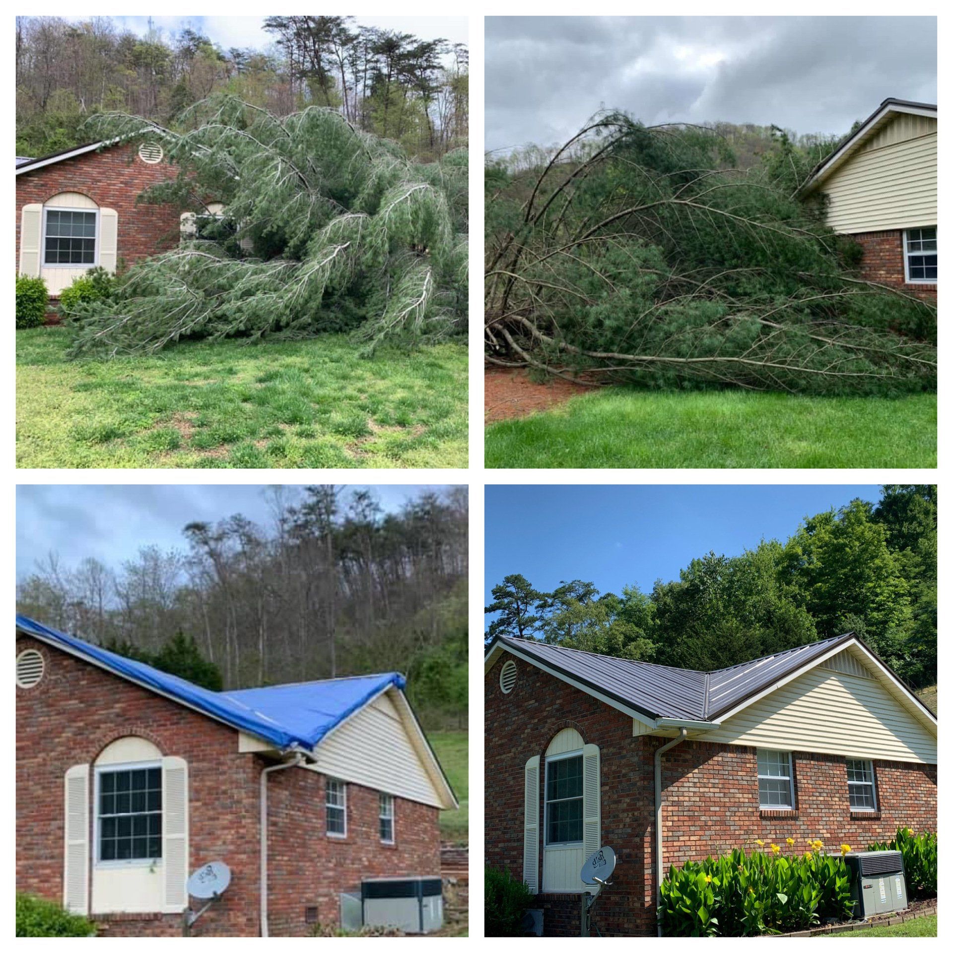 Storm Damage Repairs Before and After | Coeburn, VA | Fortitude Construction & Restoration