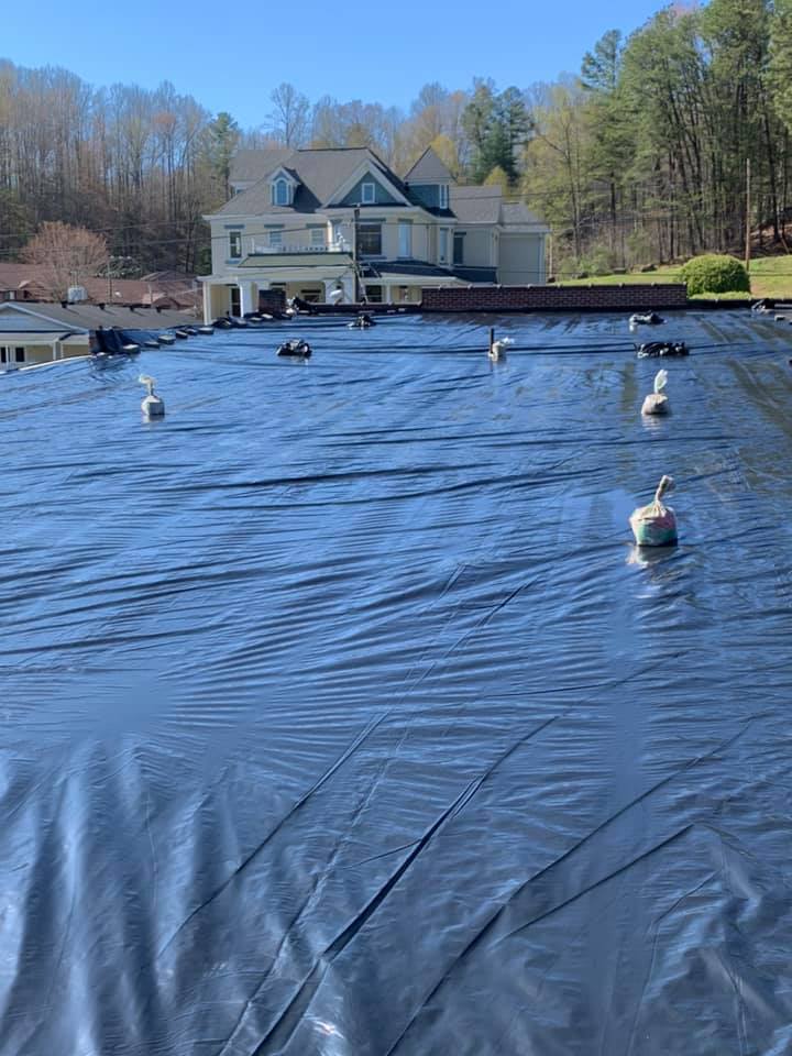 Damaged Roof Cover With Tarp | Coeburn, VA | Fortitude Construction & Restoration