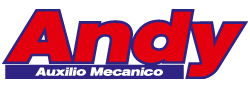 Logo de andy auxilio mecanico