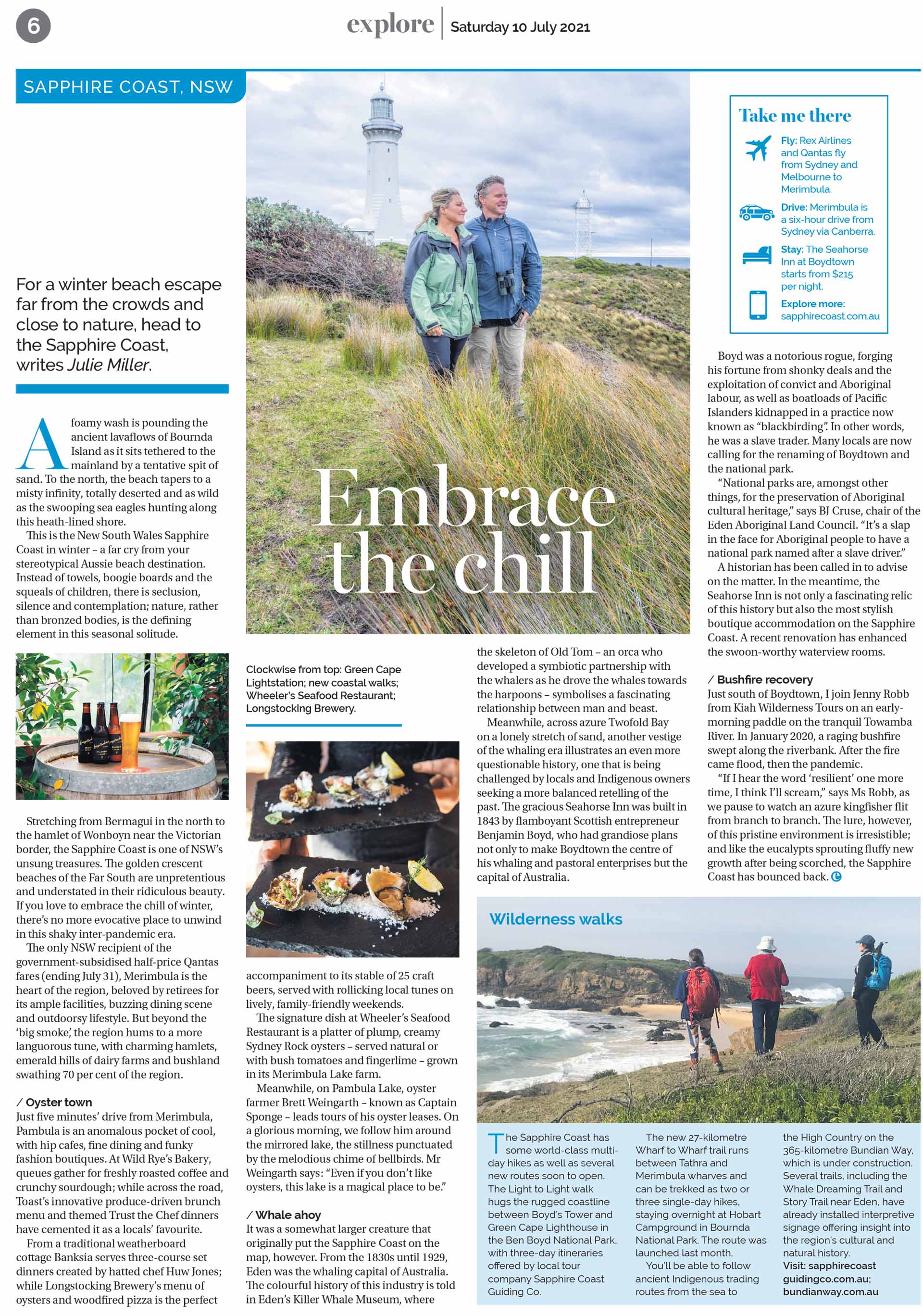Wharf to Wharf Walk Explore Magazine Article