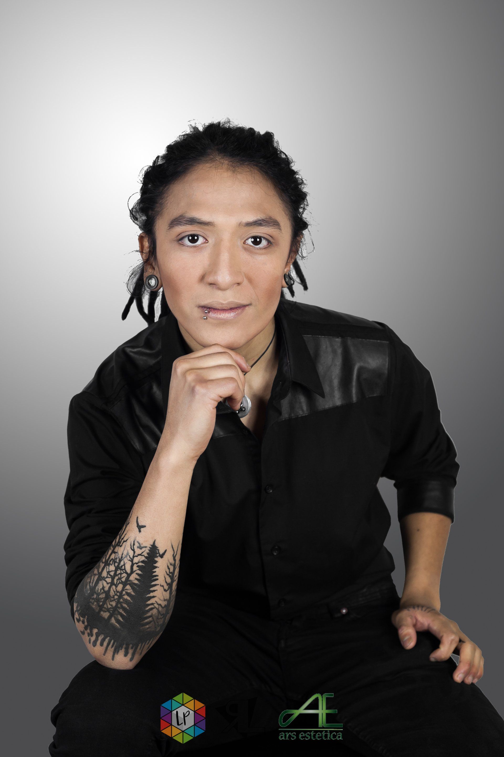 trucco teatrale per uomo