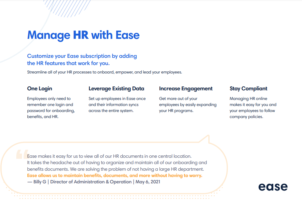 manage employee benefits with ease